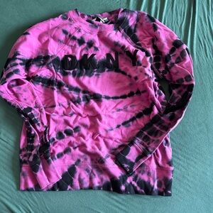 DKNY Pink and Black sweater